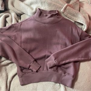 Mock neck sweater